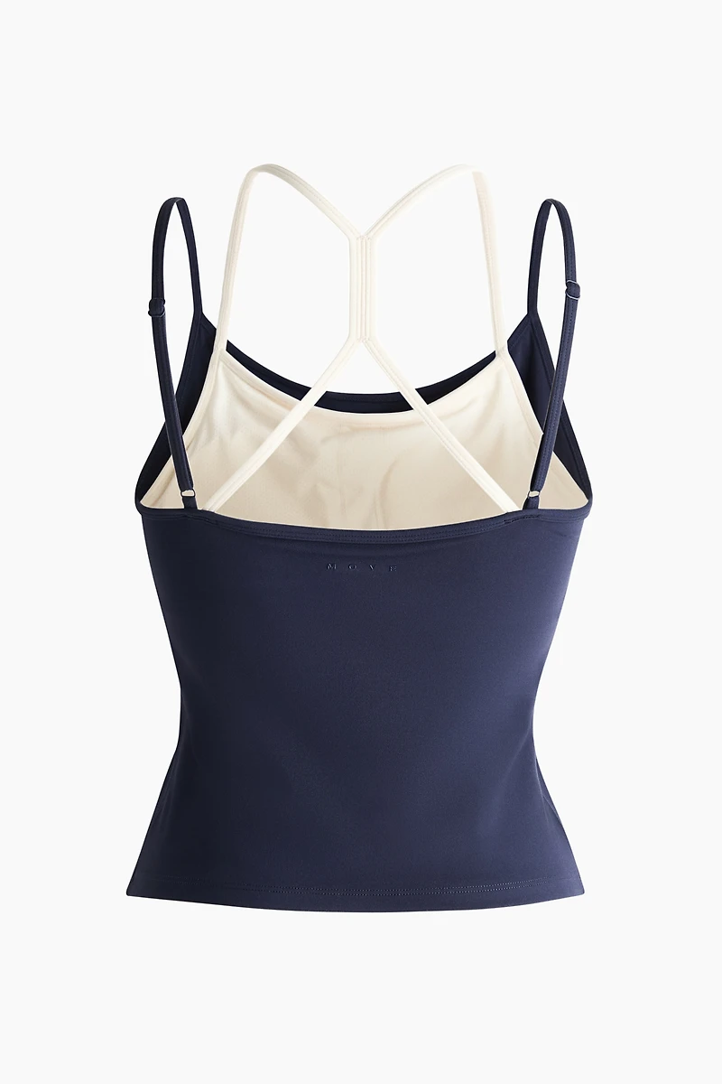 Haut sport avec soutien-gorge intégré SoftMove🅪