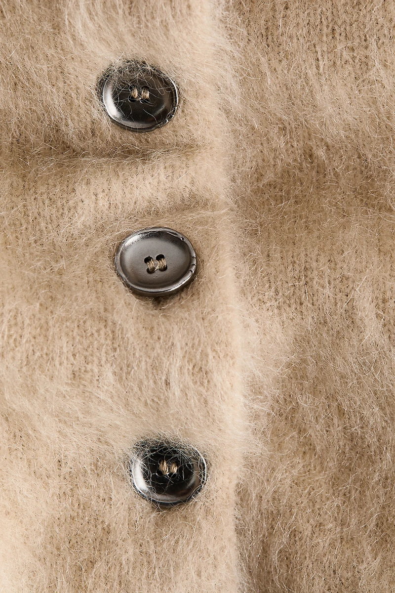 Mohair-Blend Cardigan