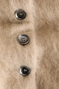 Mohair-Blend Cardigan