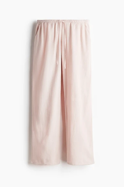 Straight-Leg Drawstring Pants