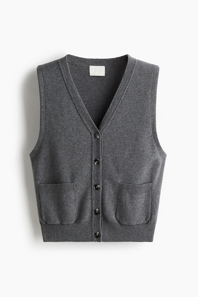 Fine-Knit Vest