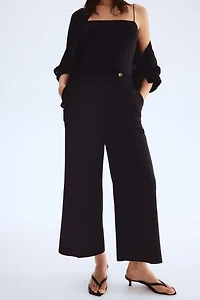 Dressy Linen-Blend Pants