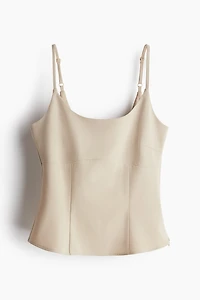 Corset-Style Camisole Top