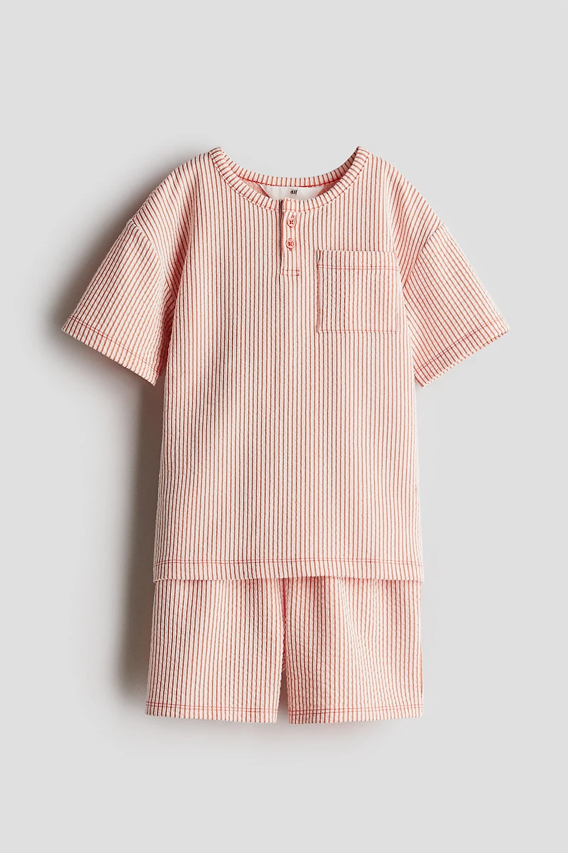 Henley Shirt and Shorts