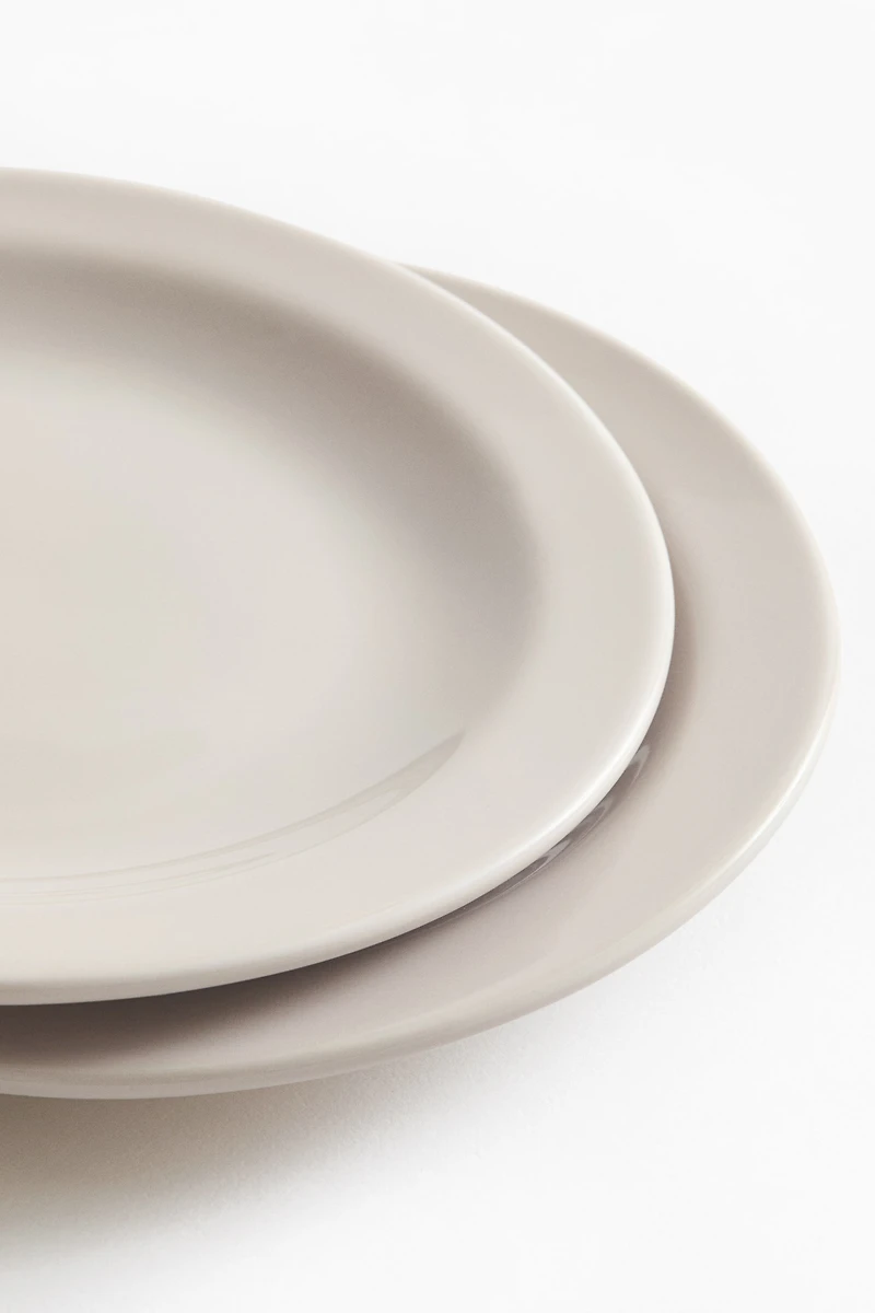 2-Pack Porcelain Appetizer Plates
