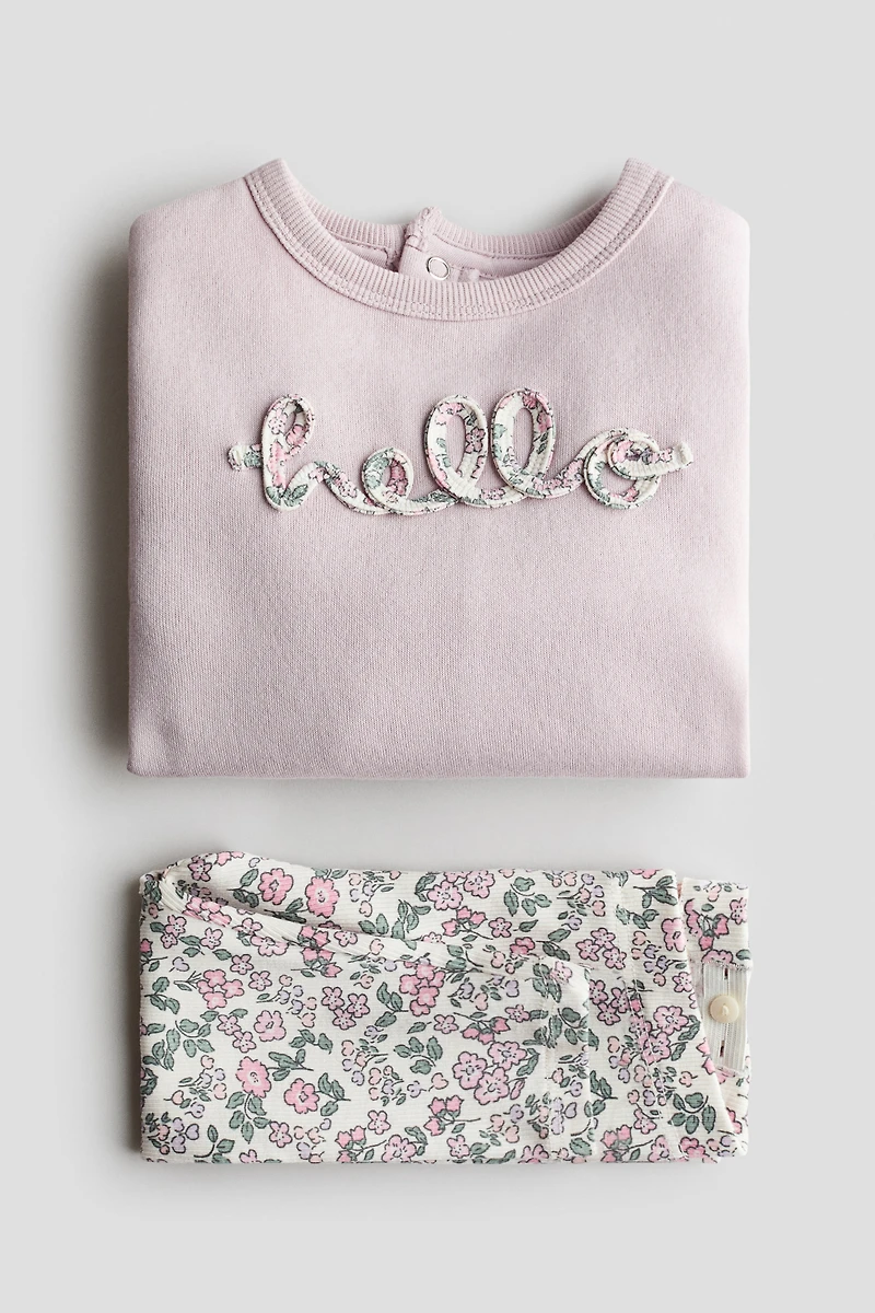 2-Piece Top and Leggings Set