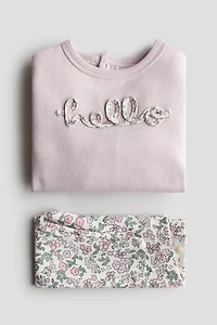 2-Piece Top and Leggings Set