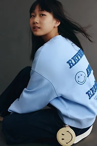 Sweatshirt with Printed Motif