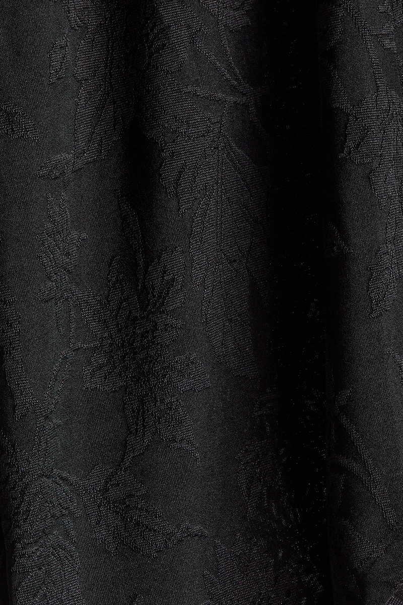 Jacquard-Jersey Bandeau Top
