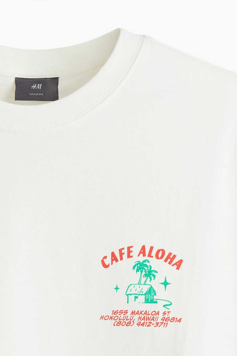 T-shirt imprimé Coupe Flottante