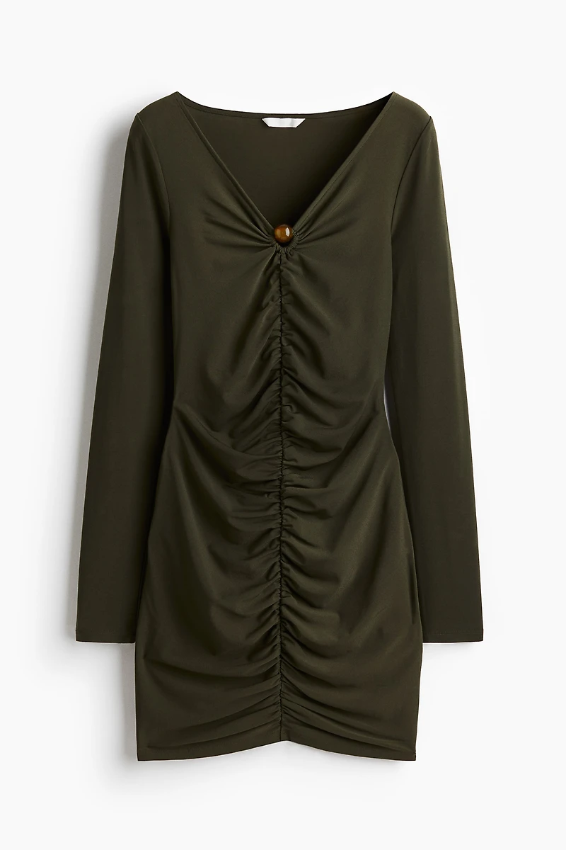 Draped Mini Dress