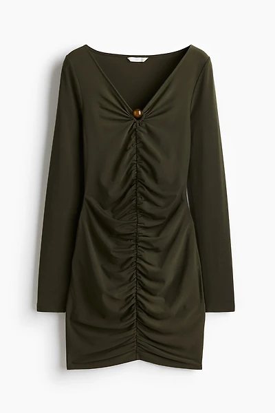 Draped Mini Dress