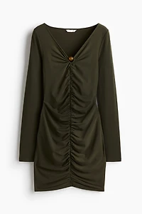 Draped Mini Dress