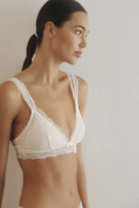 Padded Soft-Cup Lace Bra