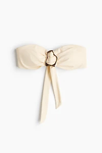 Haut de maillot bandeau coussiné
