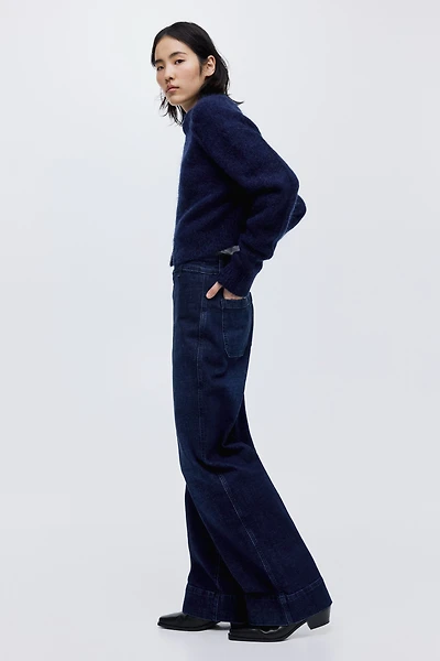 Wide High Jeans