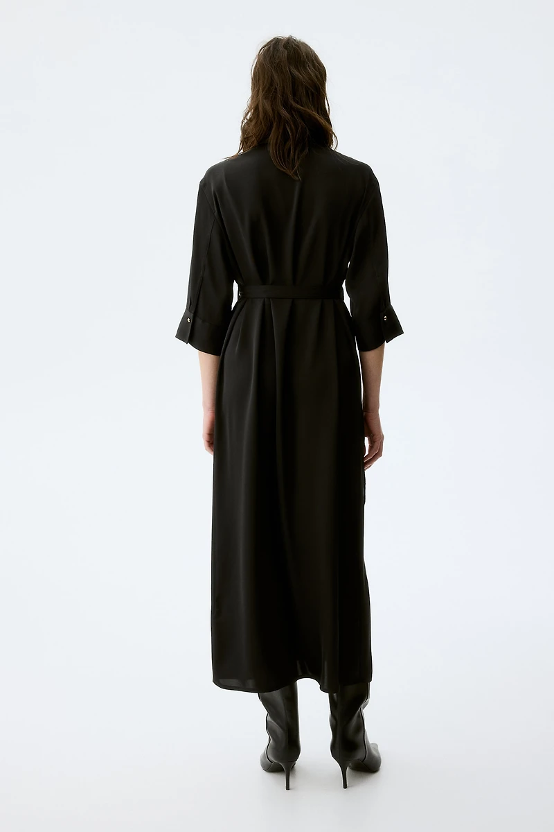 Robe chemise MAMA avec ceinture