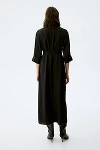 Robe chemise MAMA avec ceinture