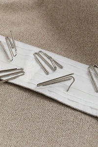 Lot de 2 rideaux à chevrons occultants