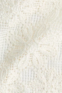 Haut de plage à l’aspect crochet avec dos ouvert