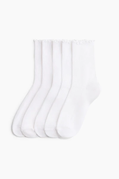 5-pack Rib-knit Socks