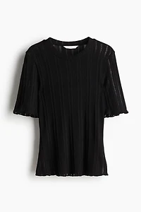 Rib-Knit Top