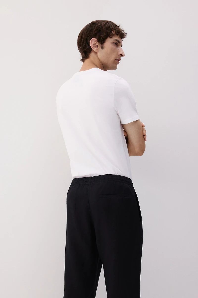 Regular-Fit Linen Pants