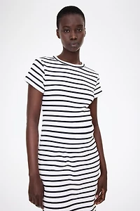 Robe T-shirt MAMA côtelée