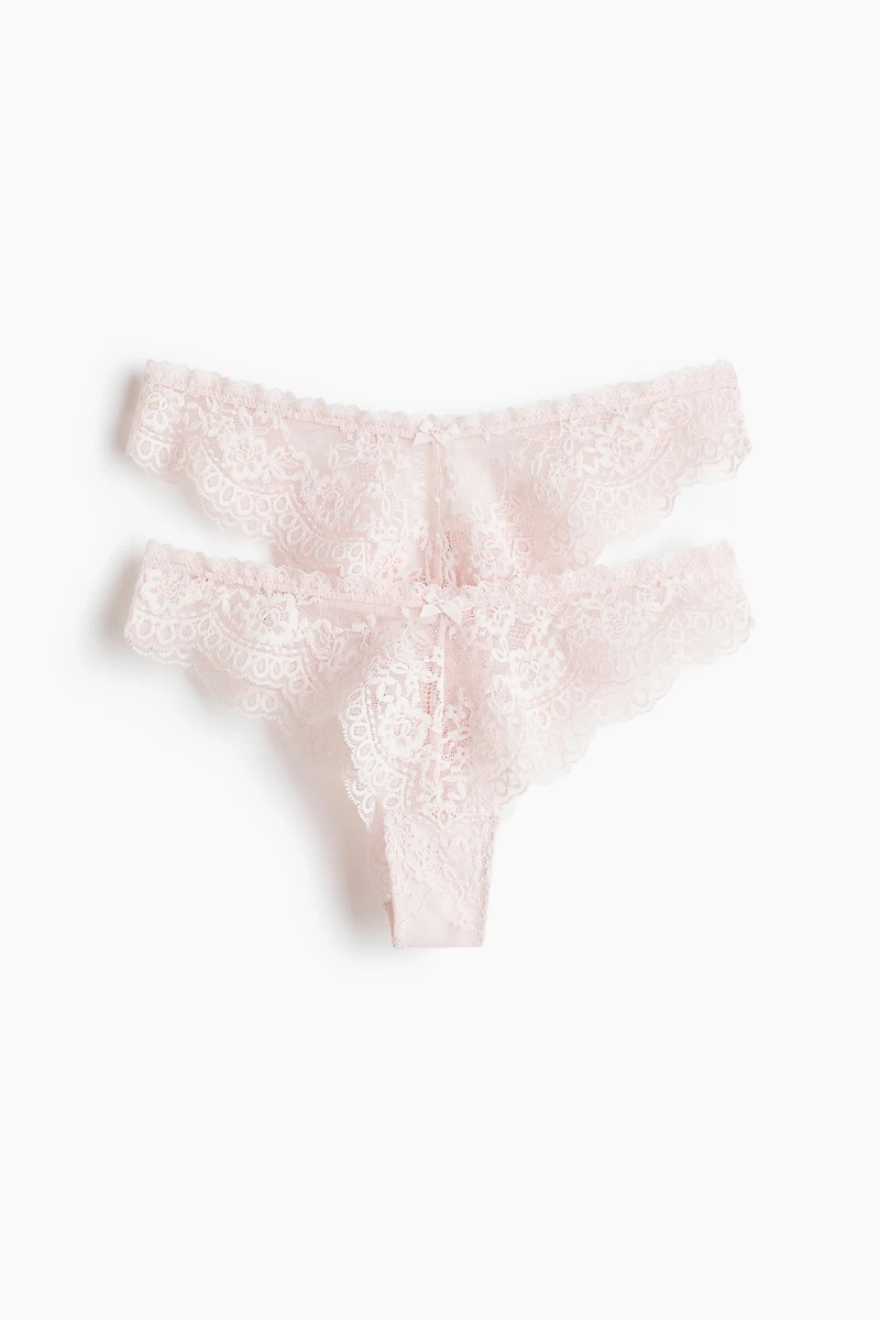 2-pack Lace Brazilian Briefs