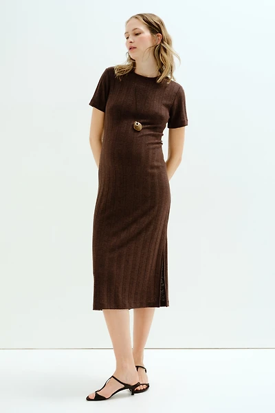 MAMA Ribbed Dress