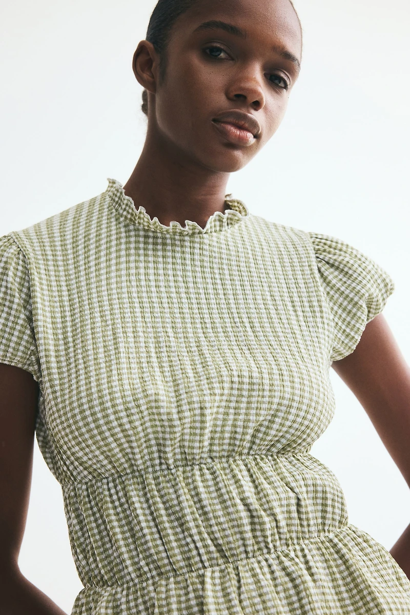 Puff-Sleeved Blouse