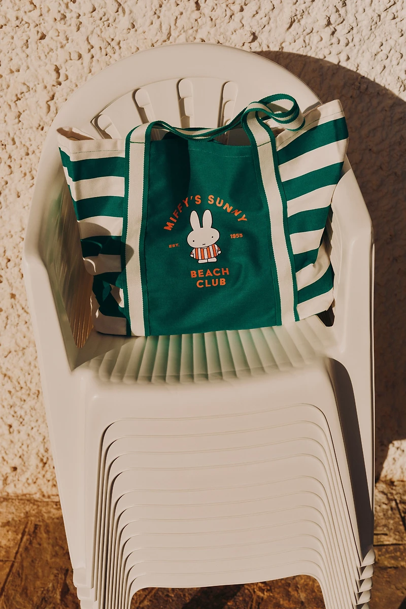 Children's Beach Bag with Printed Motif