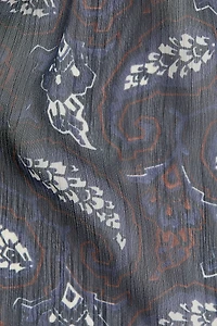 Blouse en mousseline à motif