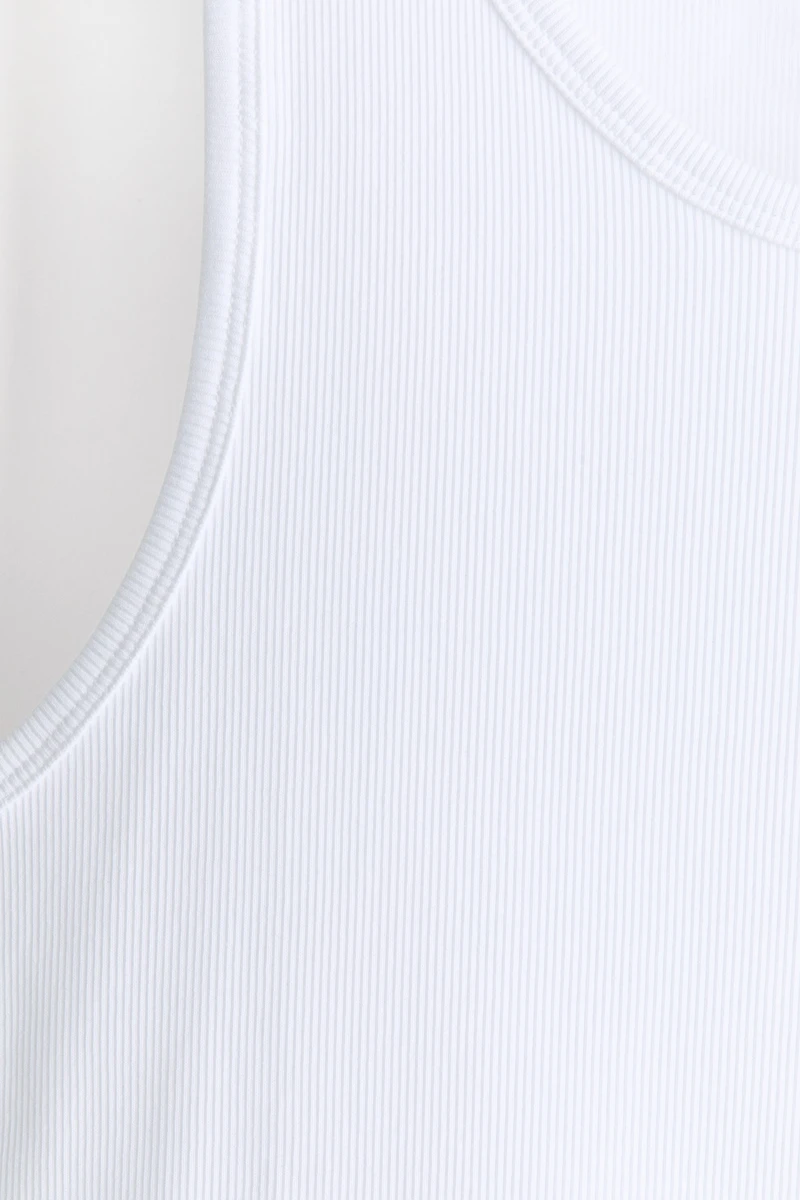 Slim Fit Ribbed Tank Top