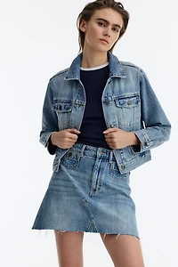 A-Line Denim Skirt