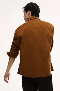 Regular-Fit Corduroy Shirt