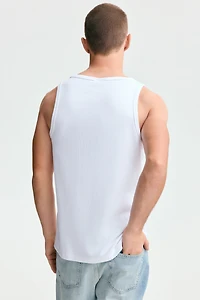 Slim-Fit Ribbed Tank Top