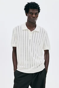 Polo texturé classique