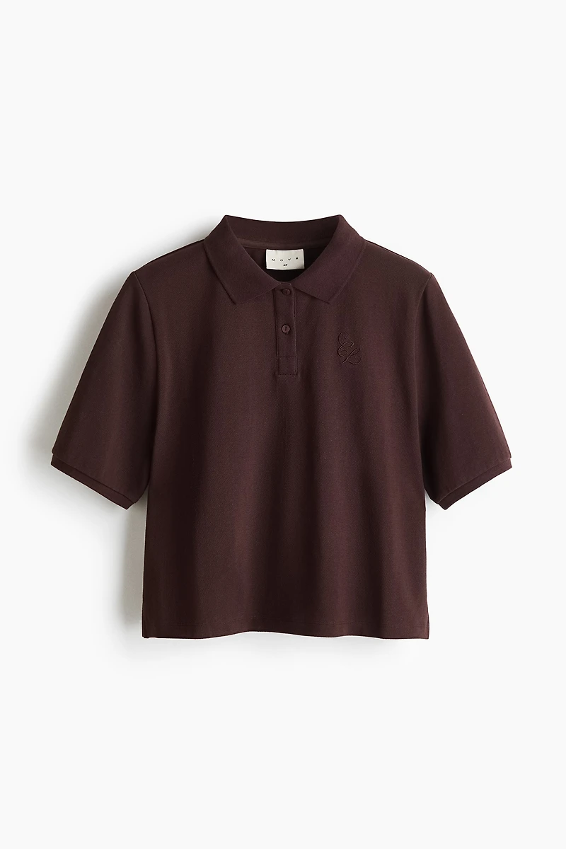 Loose-Fit Sports Polo Shirt