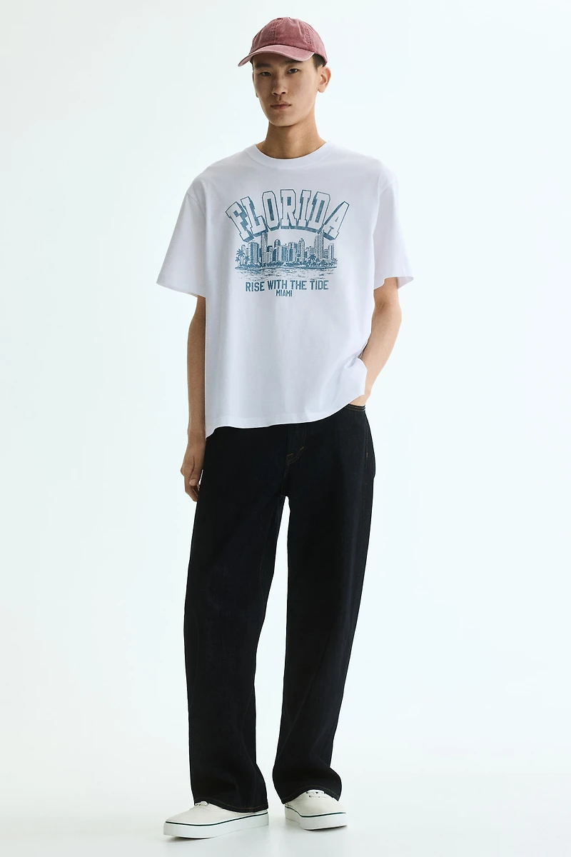 T-shirt imprimé Coupe Flottante