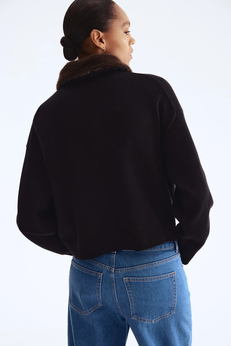 Cardigan with Collar