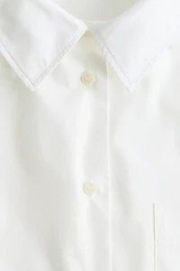 Chemise ample en popeline