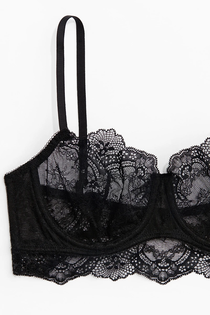 Lace Balconette Bra