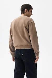 Loose-Fit Printed Sweatshirt