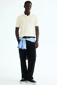 Regular-Fit Knit Polo Shirt