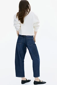 Barrel Regular Cropped Jeans
