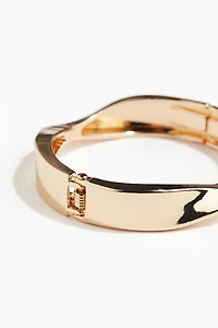 Twisted Hinged Bangle