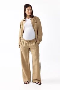 MAMA Before & After Linen-blend Pants