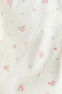 Patterned Seersucker Dress