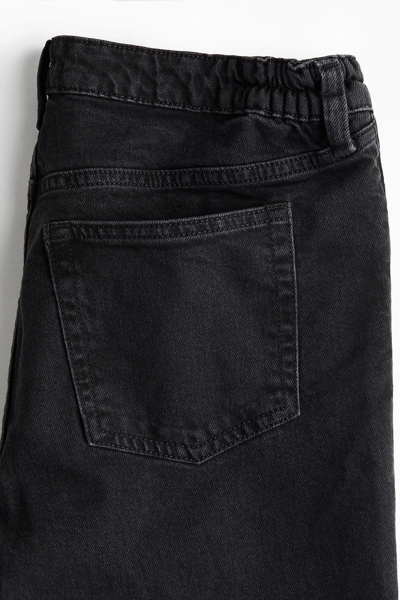 MAMA Jean droit taille basse Before & After